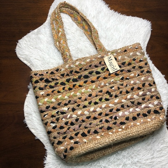 Magid Handbags - NWT Magid Basket Weave Large Tote